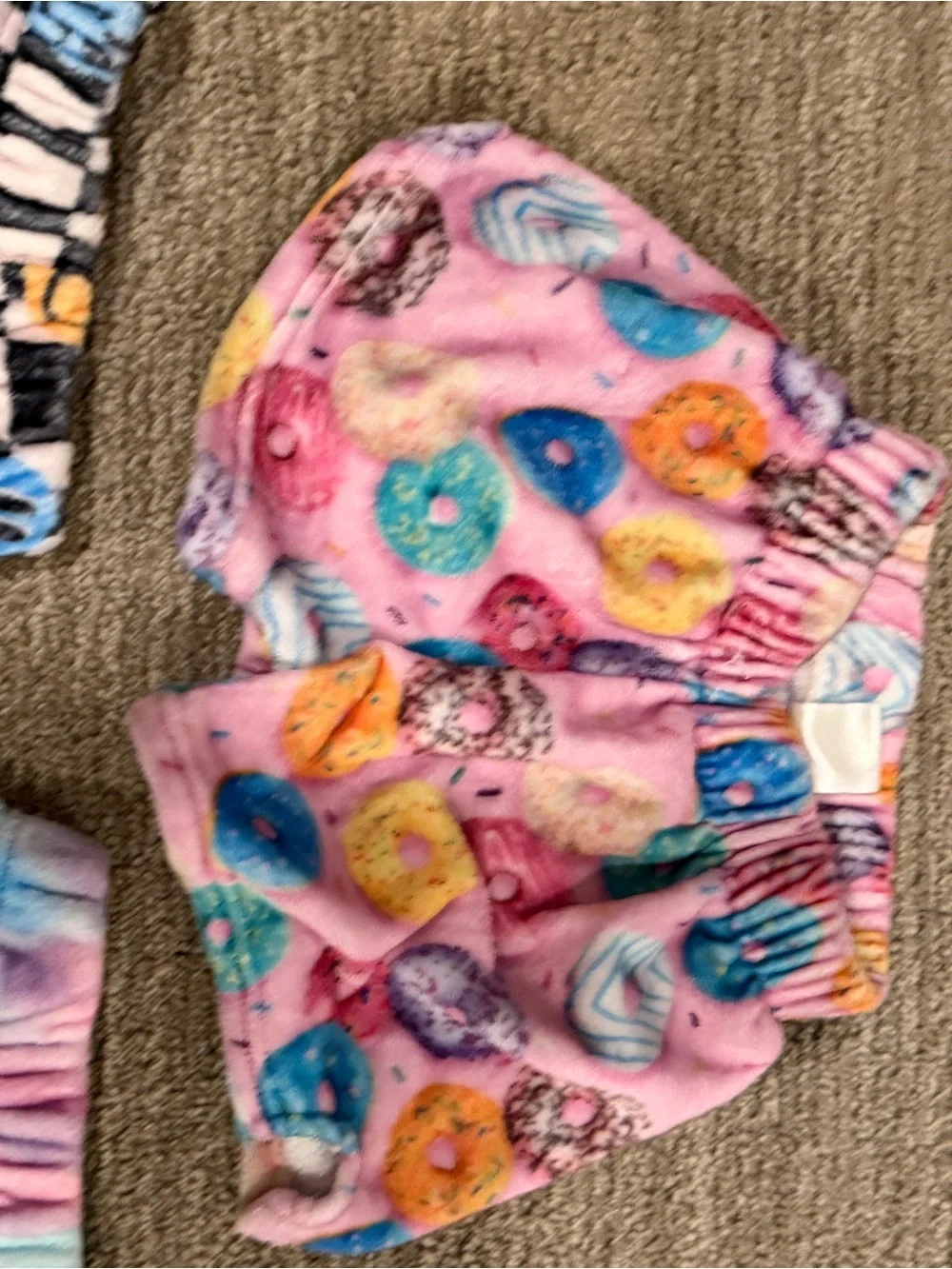 Plush Kids  Shorts - Tie-Dye, Donut & Checker Smiley Styles